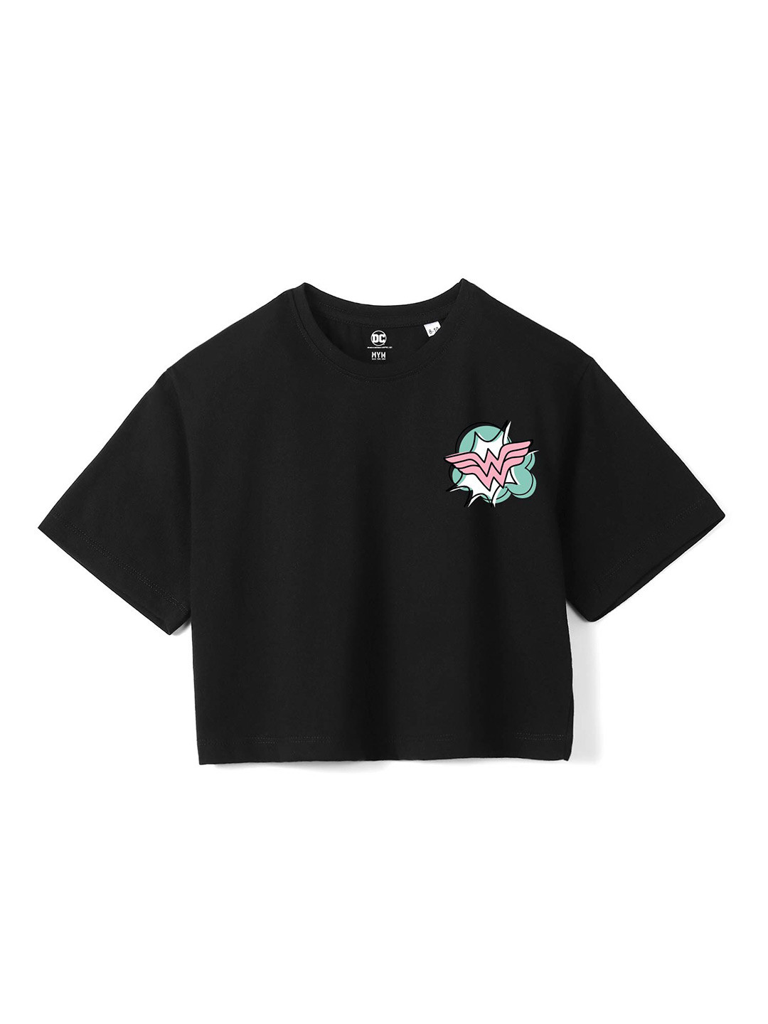 Wear Your Mind Girls Pure Cotton Boxy Fit T-shirt