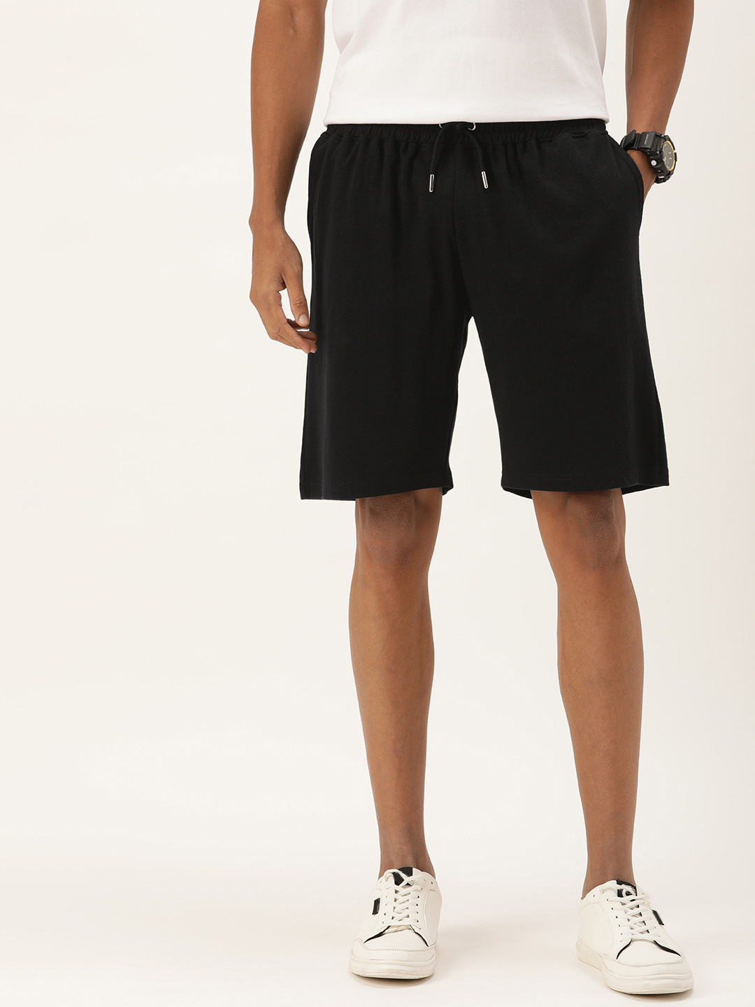 Bene Kleed Men Mid-Rise Oversize Pure Cotton Shorts