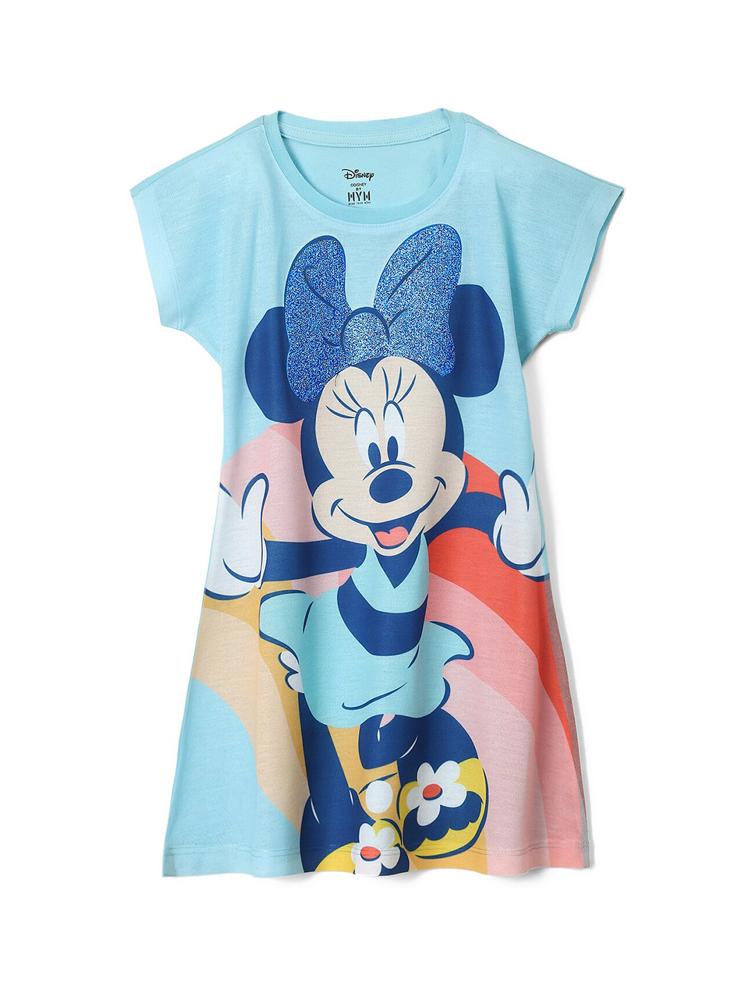 Wear Your Mind Girls Graphic Printed Minnie Mouse A Line Dress