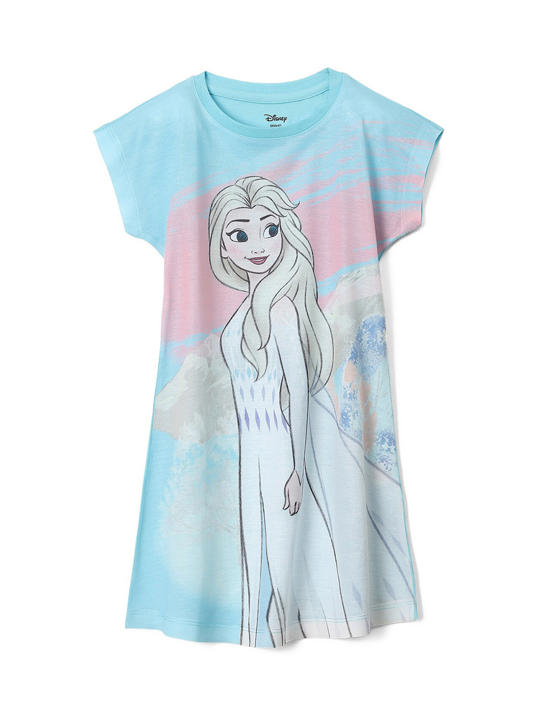 Wear Your Mind Blue Print A-Line Dress