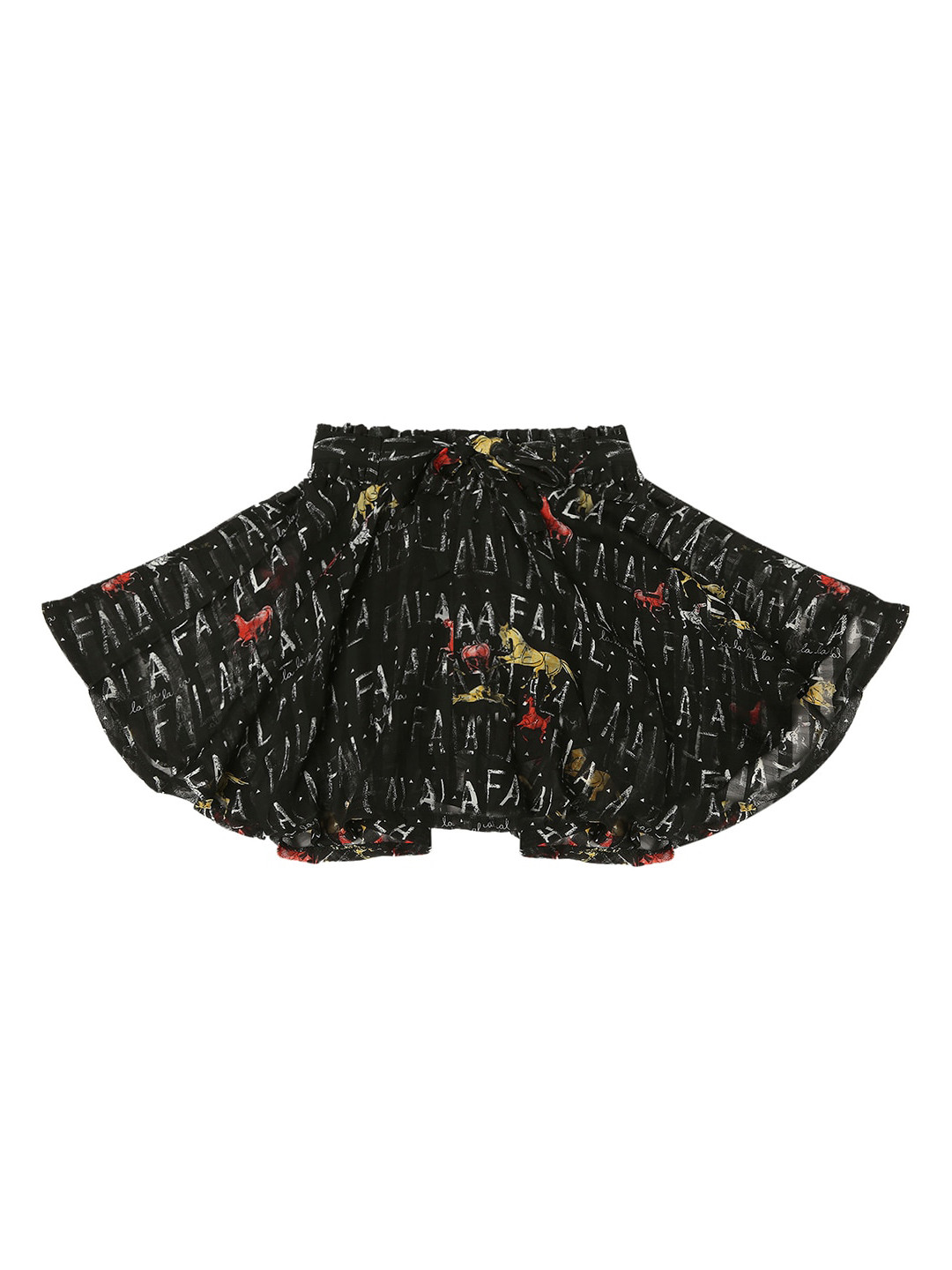 Actuel Girls Printed High Waist Mini Skirts