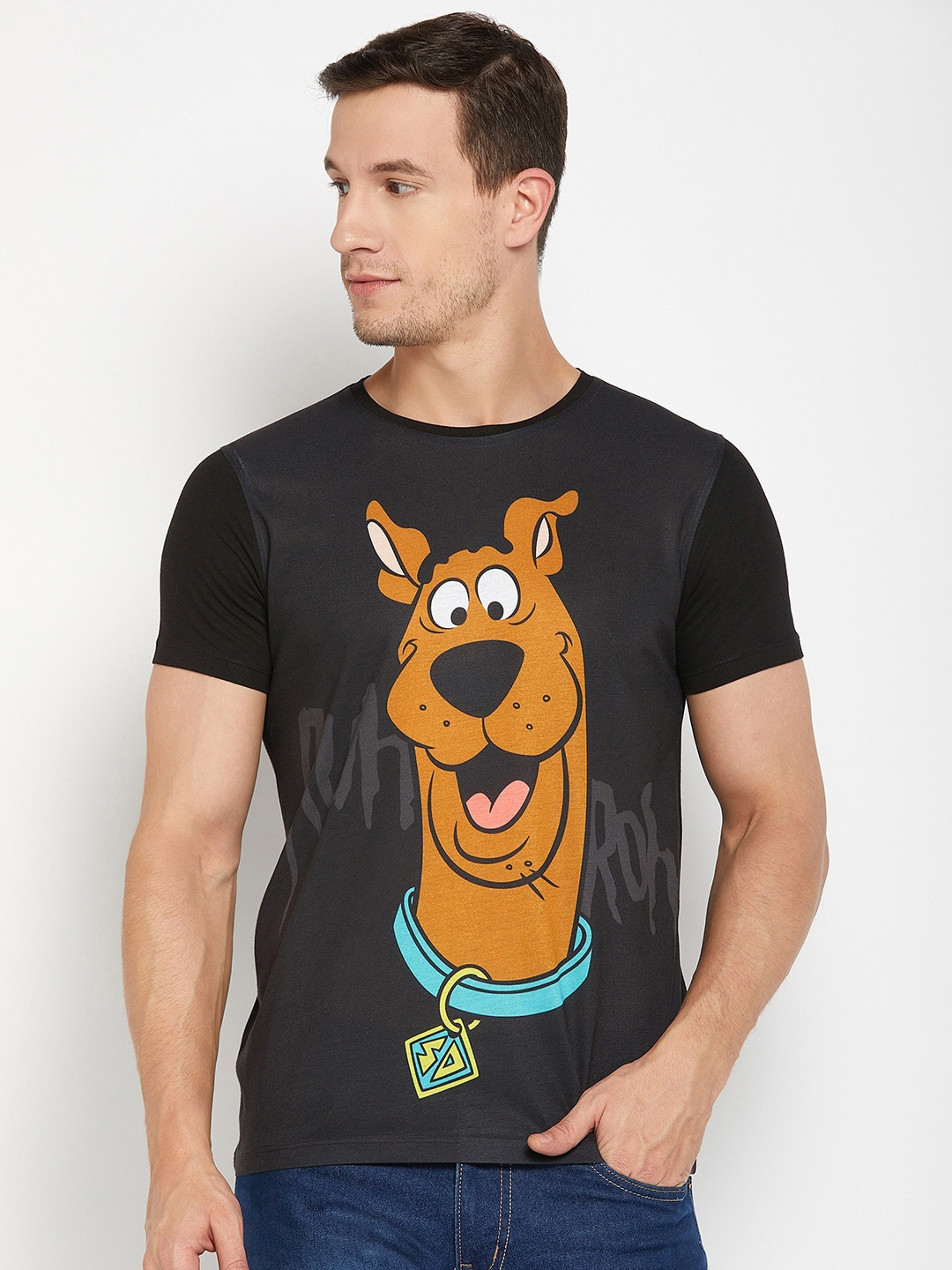 Wear Your Mind Scooby Doo Graphic Printed Cotton T-Shirt