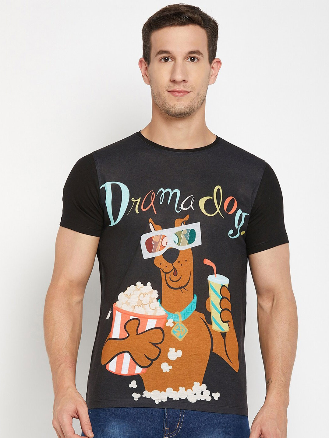 Wear Your Mind Scooby Doo Graphic Printed T-Shirt