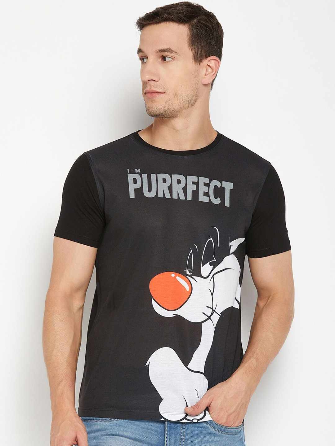 Wear Your Mind Sylvester Printed Regular Fit T-shirt