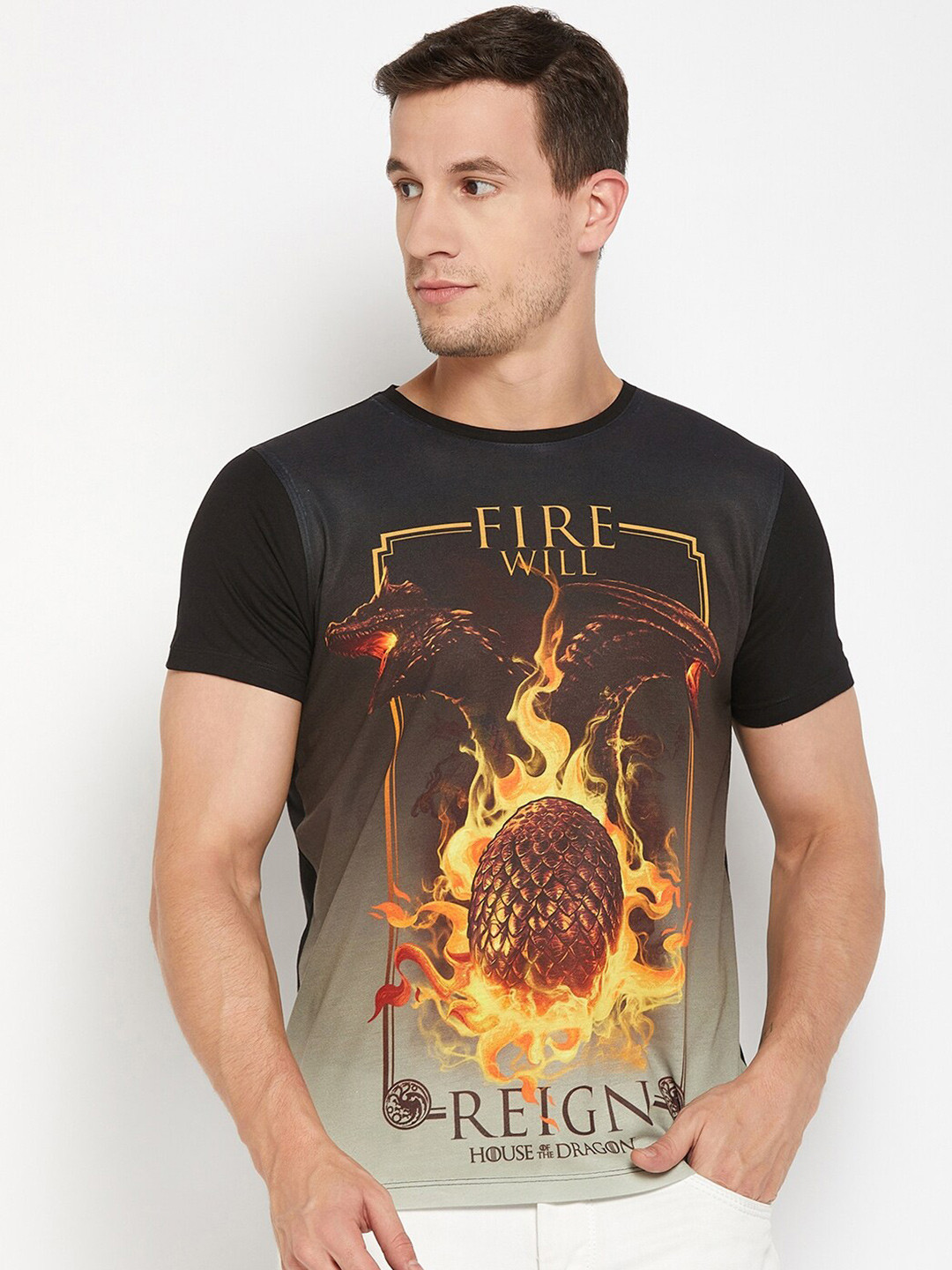 Wear Your Mind Game Of Thrones Printed T-shirt