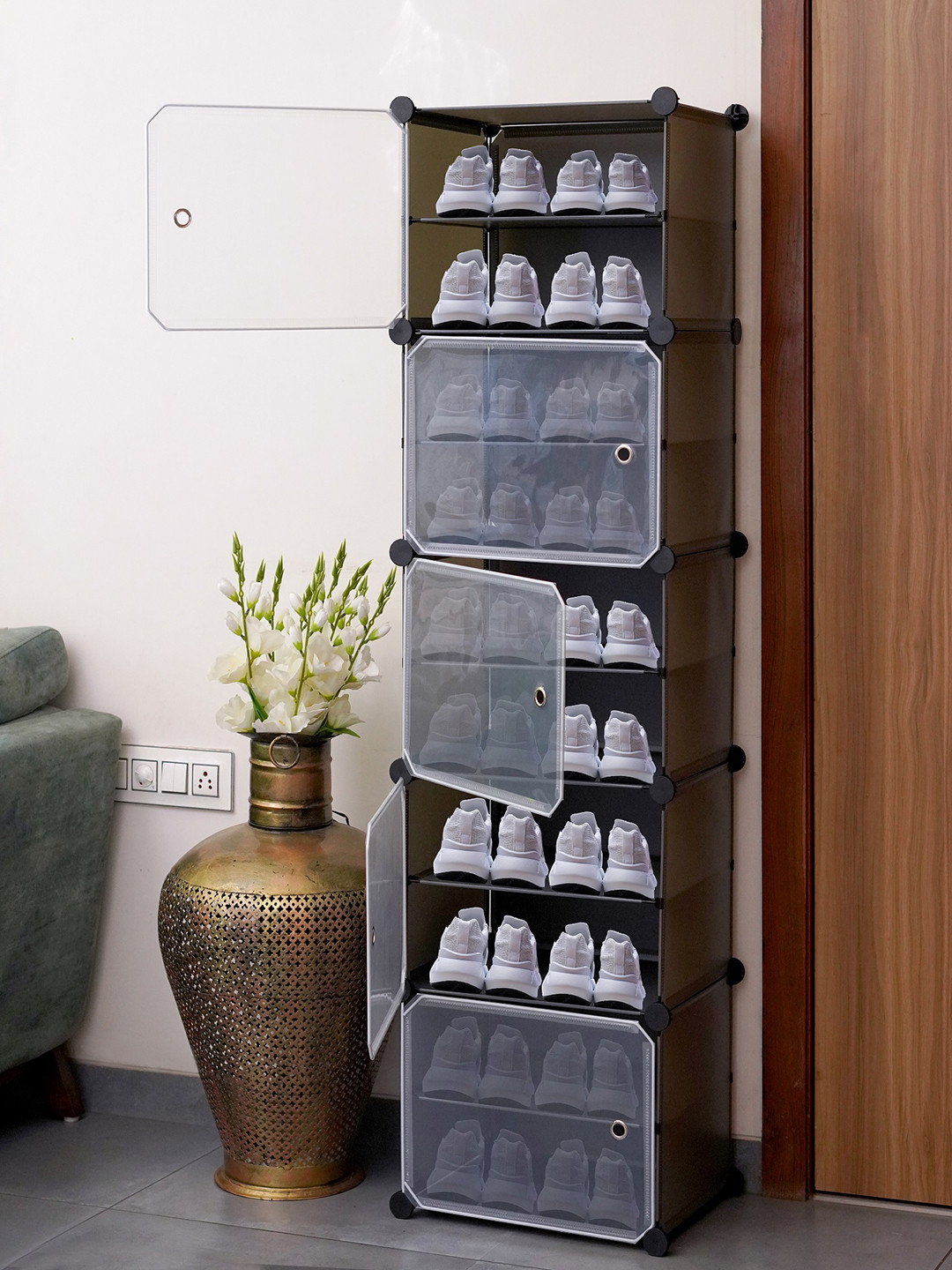 Sasimo Black PVC Multi-utility Organisers