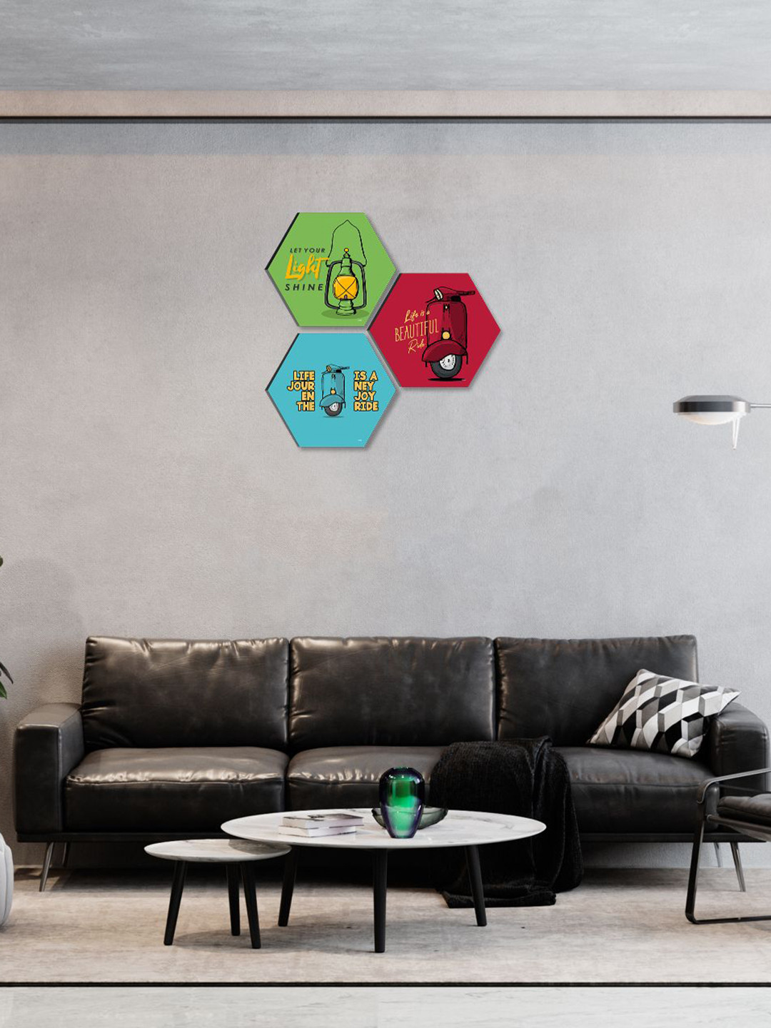 SAF Motivational Quotes 3 Piece Wall Portrait Paintings Wall Art-16.9 x 16.9In