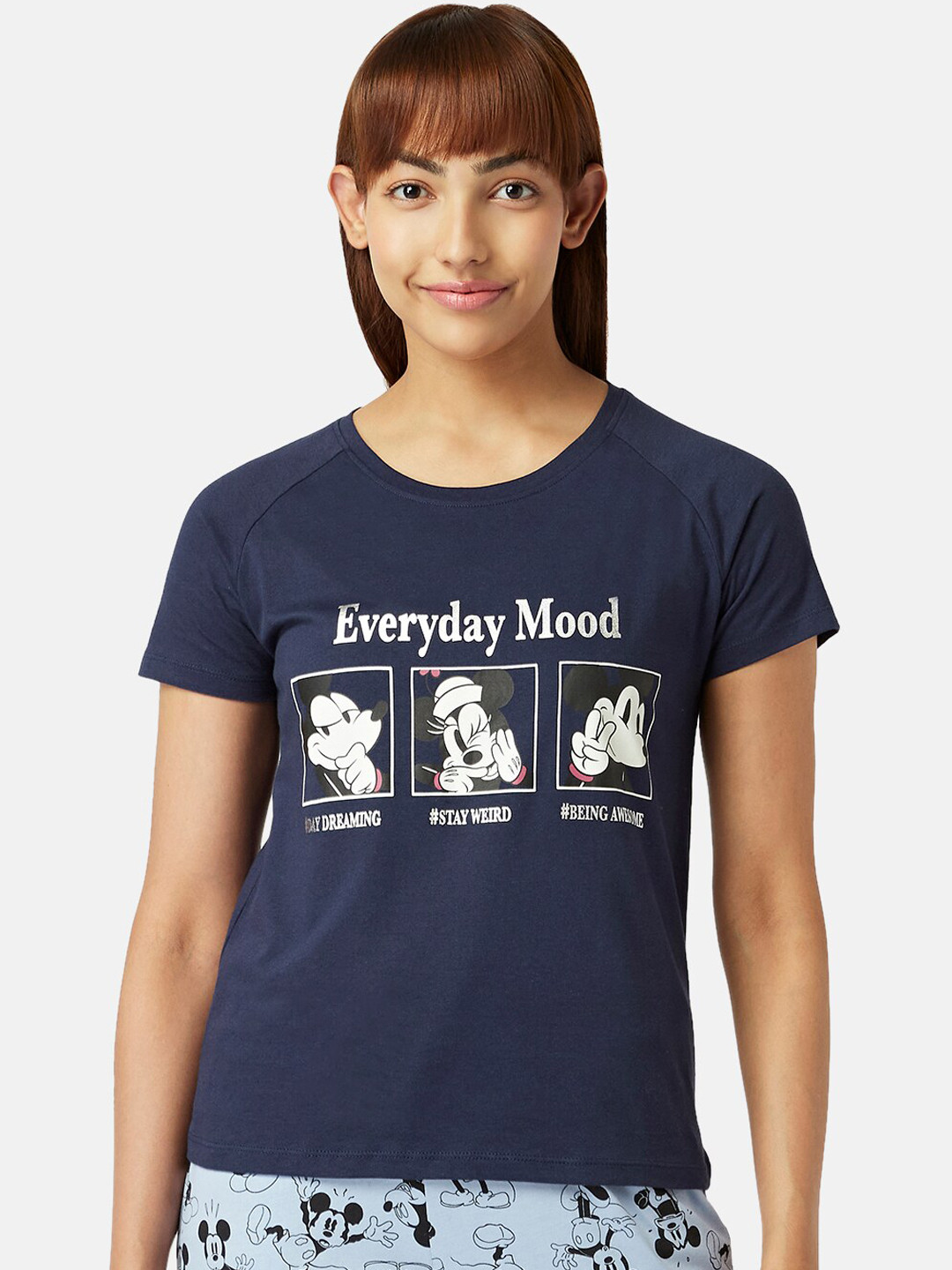 Dreamz by Pantaloons Mickey Mouse Printed Cotton T-shirt