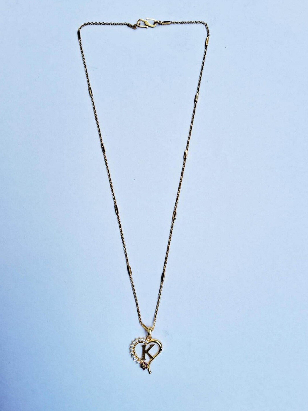 JEWEL WORLD Gold-Plated Artificial Stones Chain