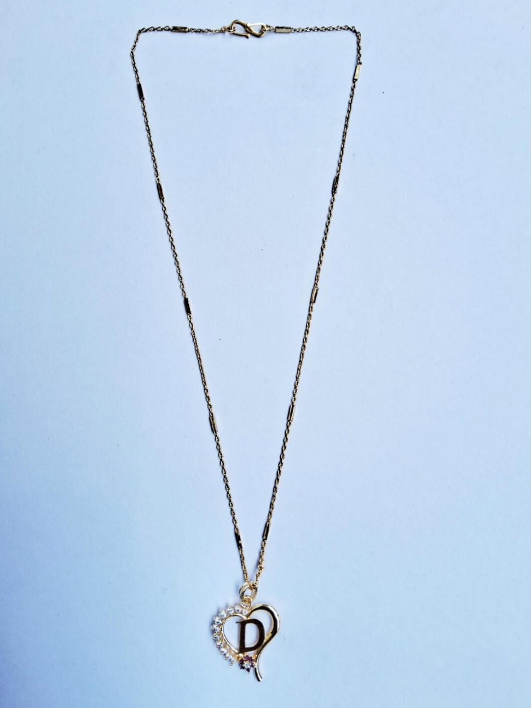 JEWEL WORLD Gold-Plated Minimal Necklace
