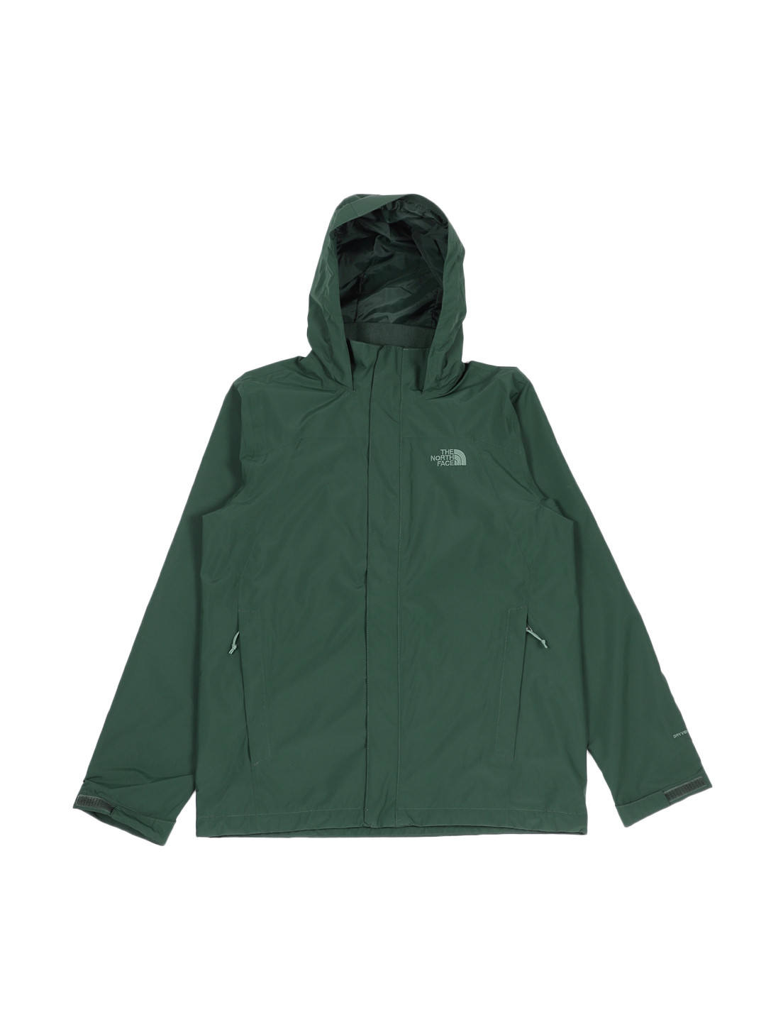 hunter green north face jacket