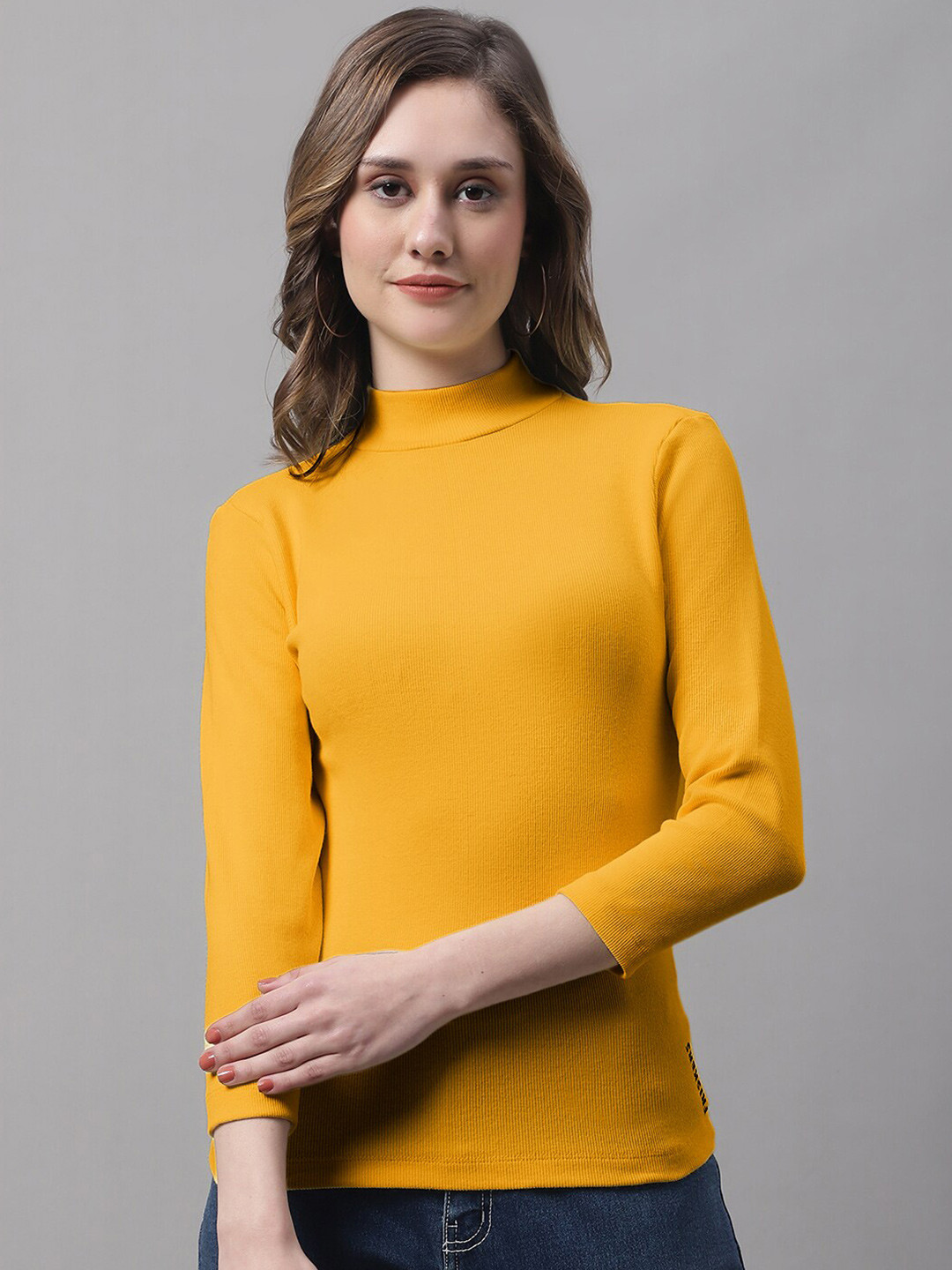 FBAR High Neck Bio Wash Skin Friendly Cotton Regular Top