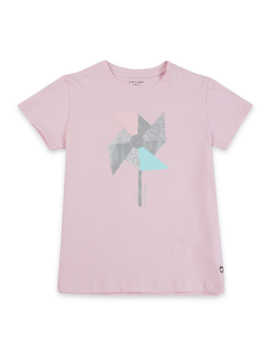 Gini and Jony Girls Graphic Print Top