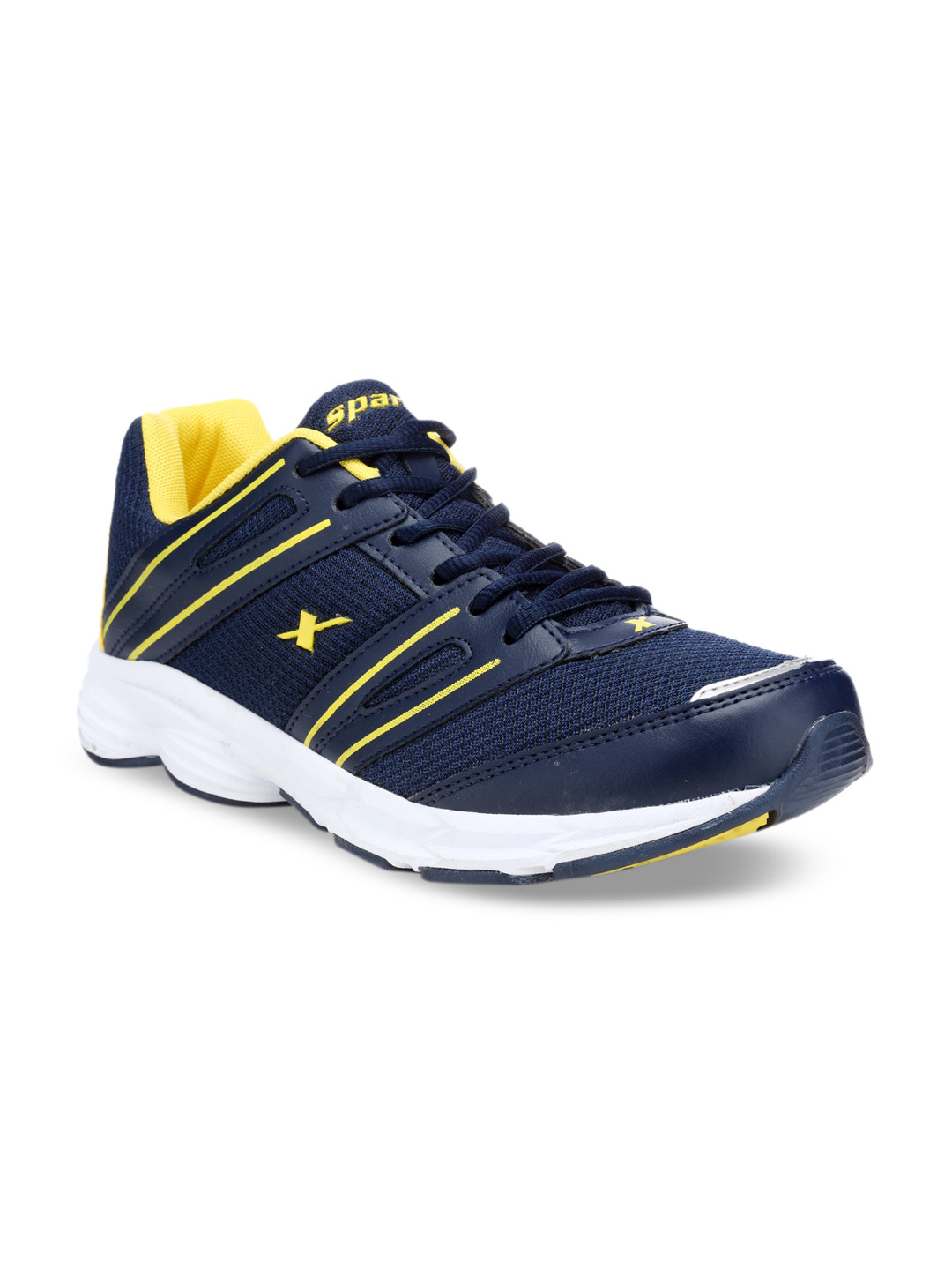 Buy Sparx Men Navy Blue \u0026 Yellow 