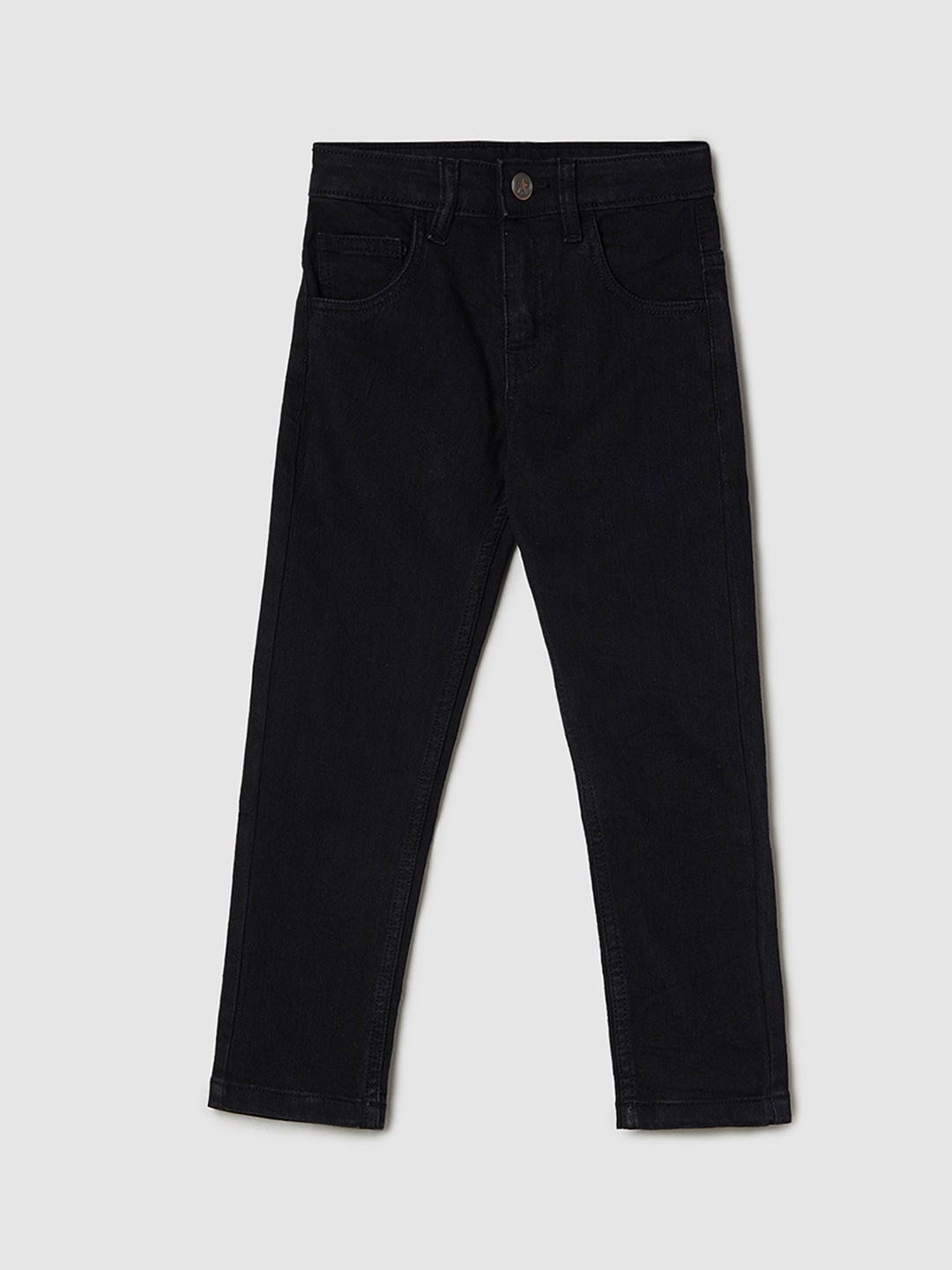 max Boys Mid-Rise Regular Fit Cotton Jeans