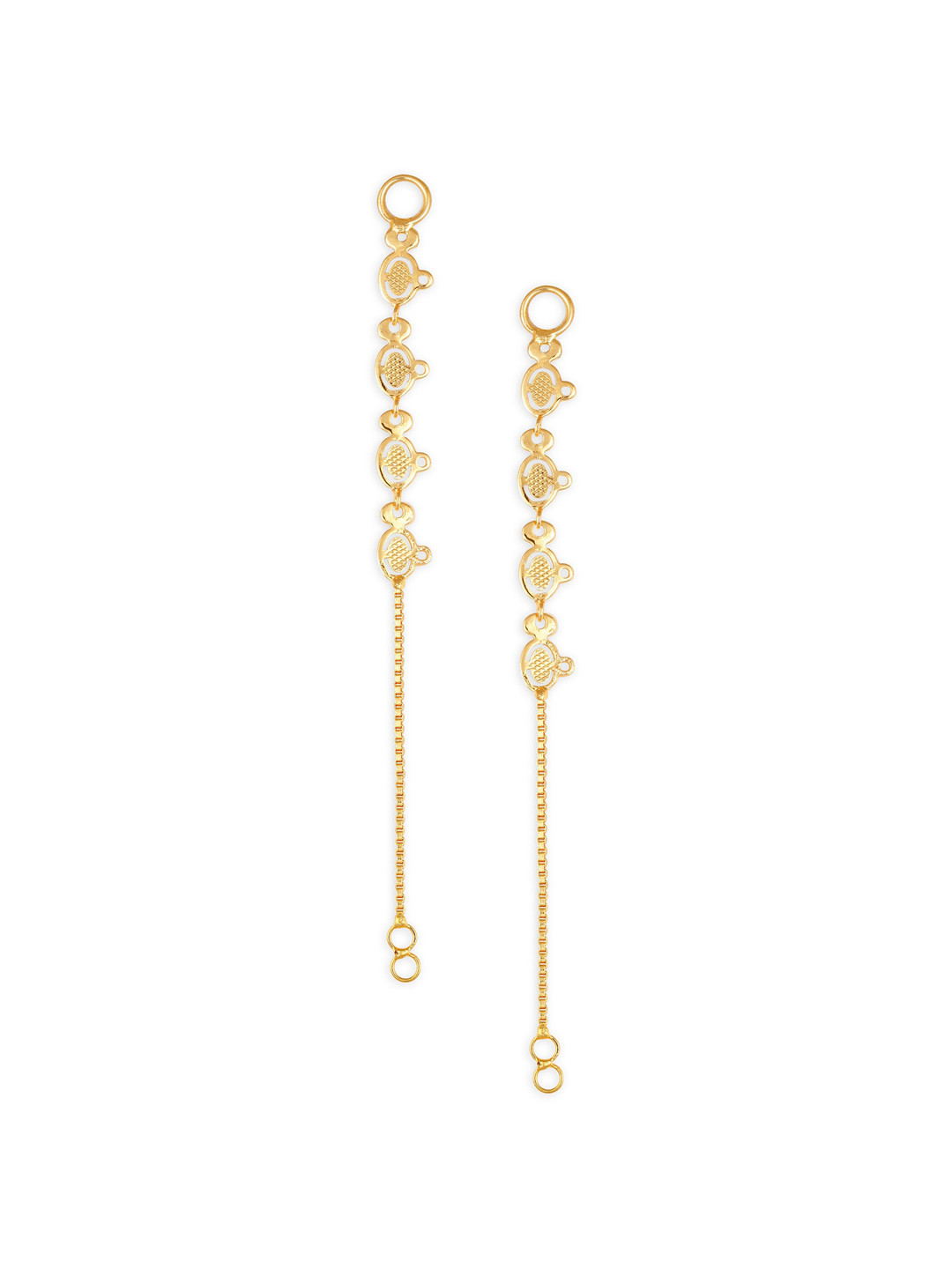 Vighnaharta Gold-Plated Classic Ear Cuffs