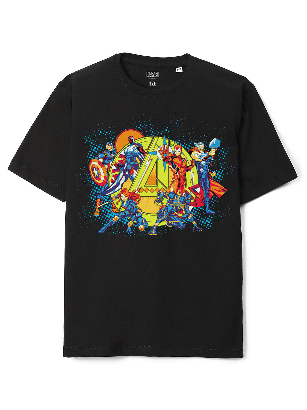 Wear Your Mind Boys Averngers Printed Oversized Pure Cotton T-shirt