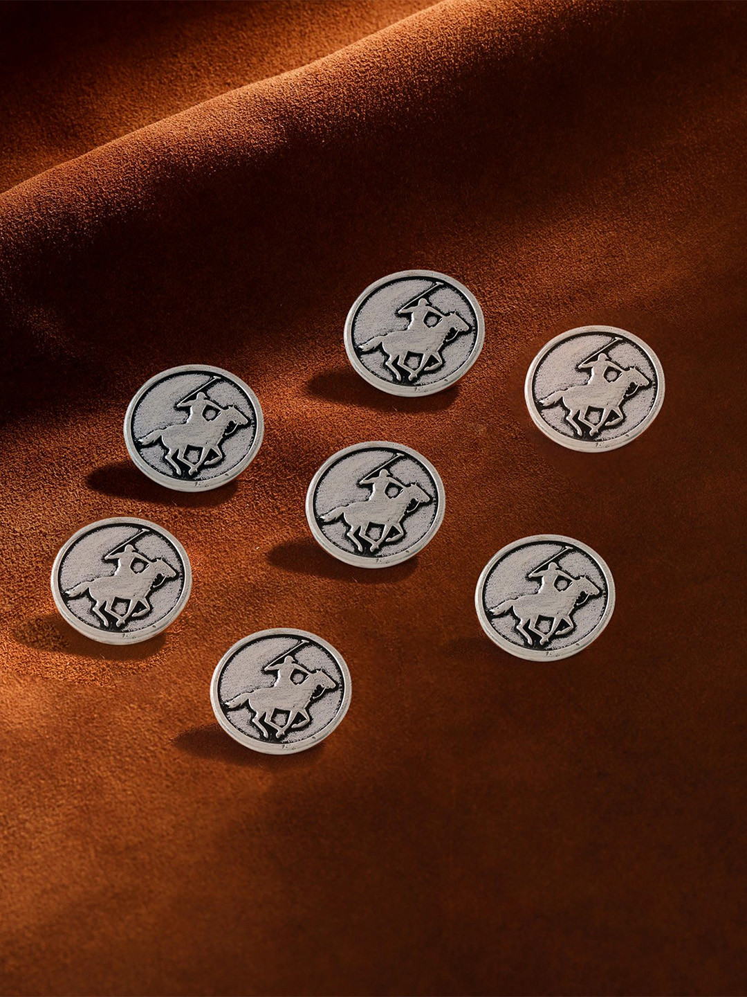 COSA NOSTRAA Men Set of 7 Warrior Brooches