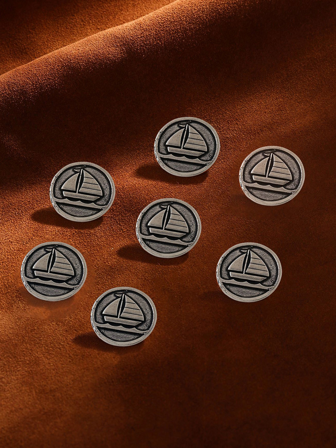 COSA NOSTRAA Men Set of 7 SailBoat Buttons