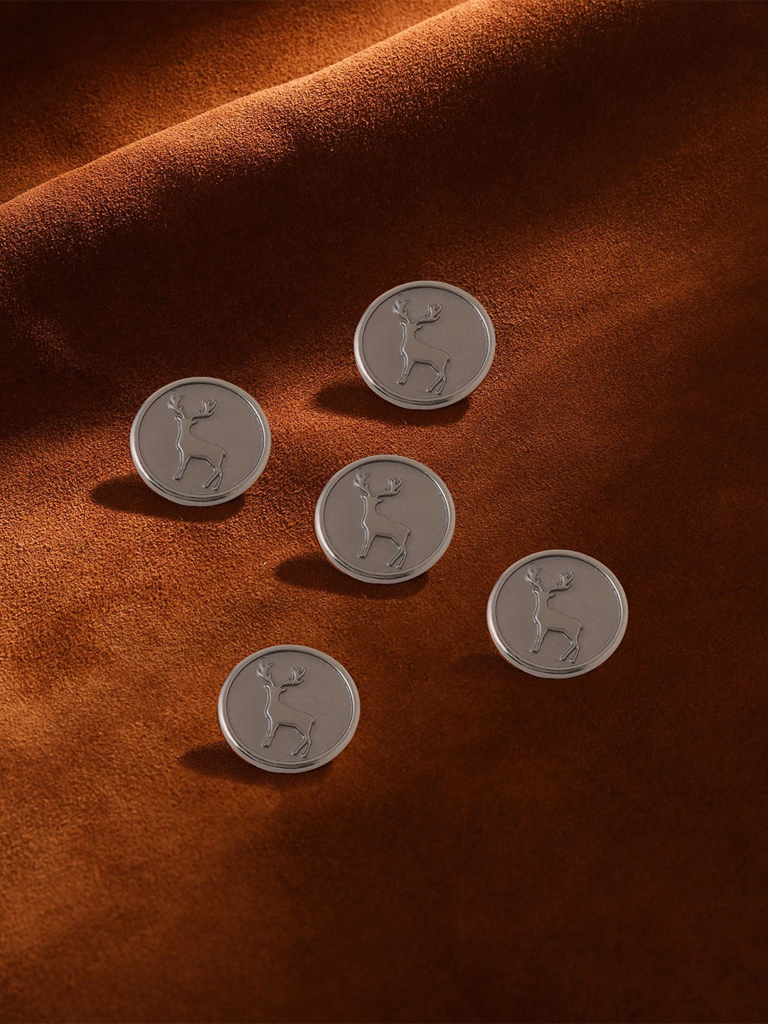 COSA NOSTRAA Men Set of 5 Daring Deer Buttons