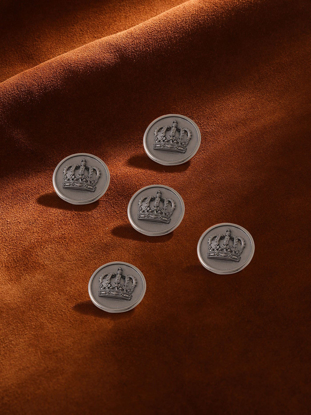 COSA NOSTRAA Set of 5 Emperor Crown Suit/Sherwani Buttons