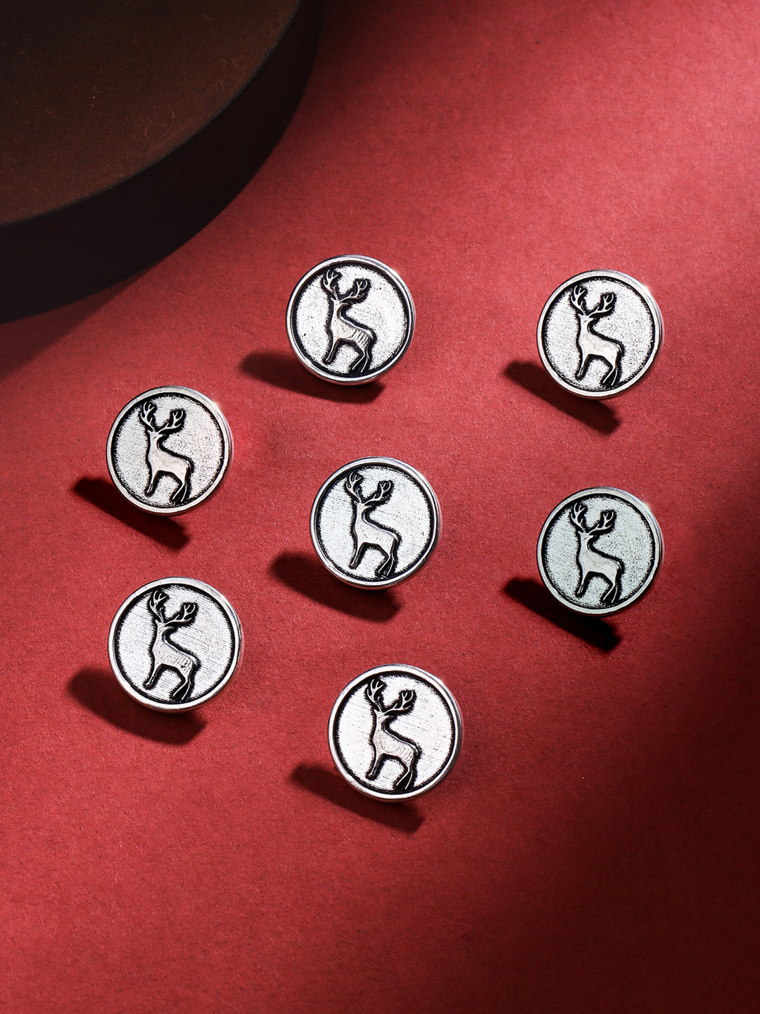 COSA NOSTRAA Set of 7 Daring Deer Buttons