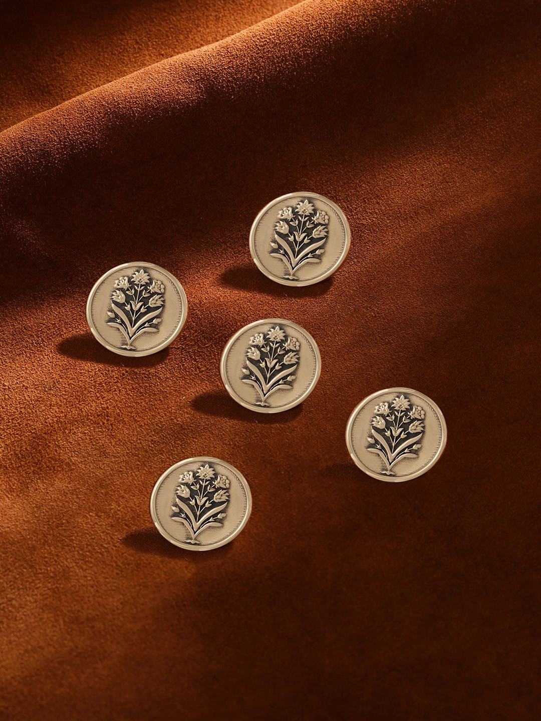 COSA NOSTRAA Set of 5 Floral Wonder Suit/Sherwani Buttons