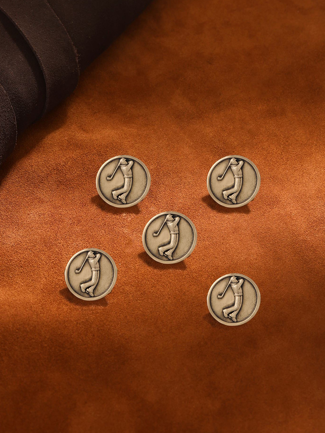 COSA NOSTRAA Men Set Of 5 Golfer Buttons