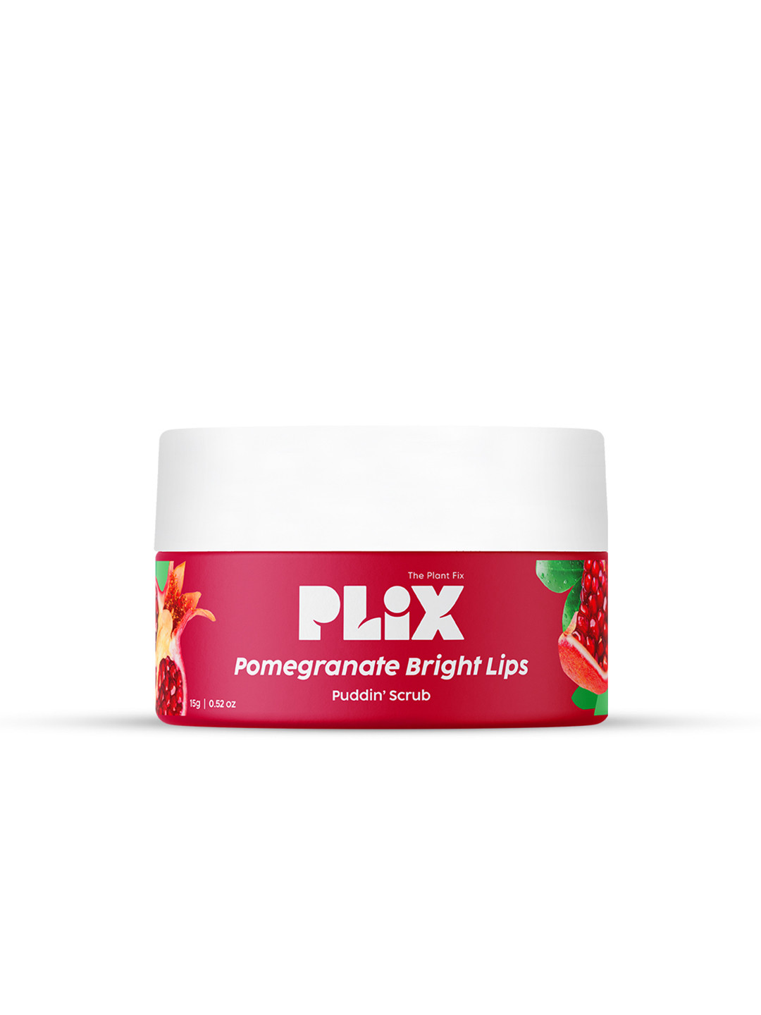 PLIX THE PLANT FIX Pomegranate Lip Exfoliating Scrub For Dark, Dry & Chapped Lips 15g