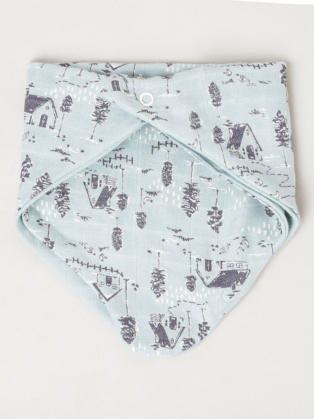 cocoon care Infants 3-in-1 Printed Bamboo Muslin Bibs