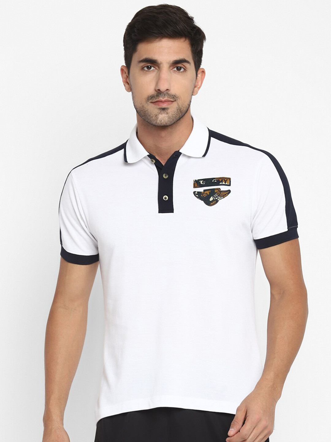 OFF LIMITS Polo Collar Rapid-Dry & Anti Microbial Cotton Sports T-shirt