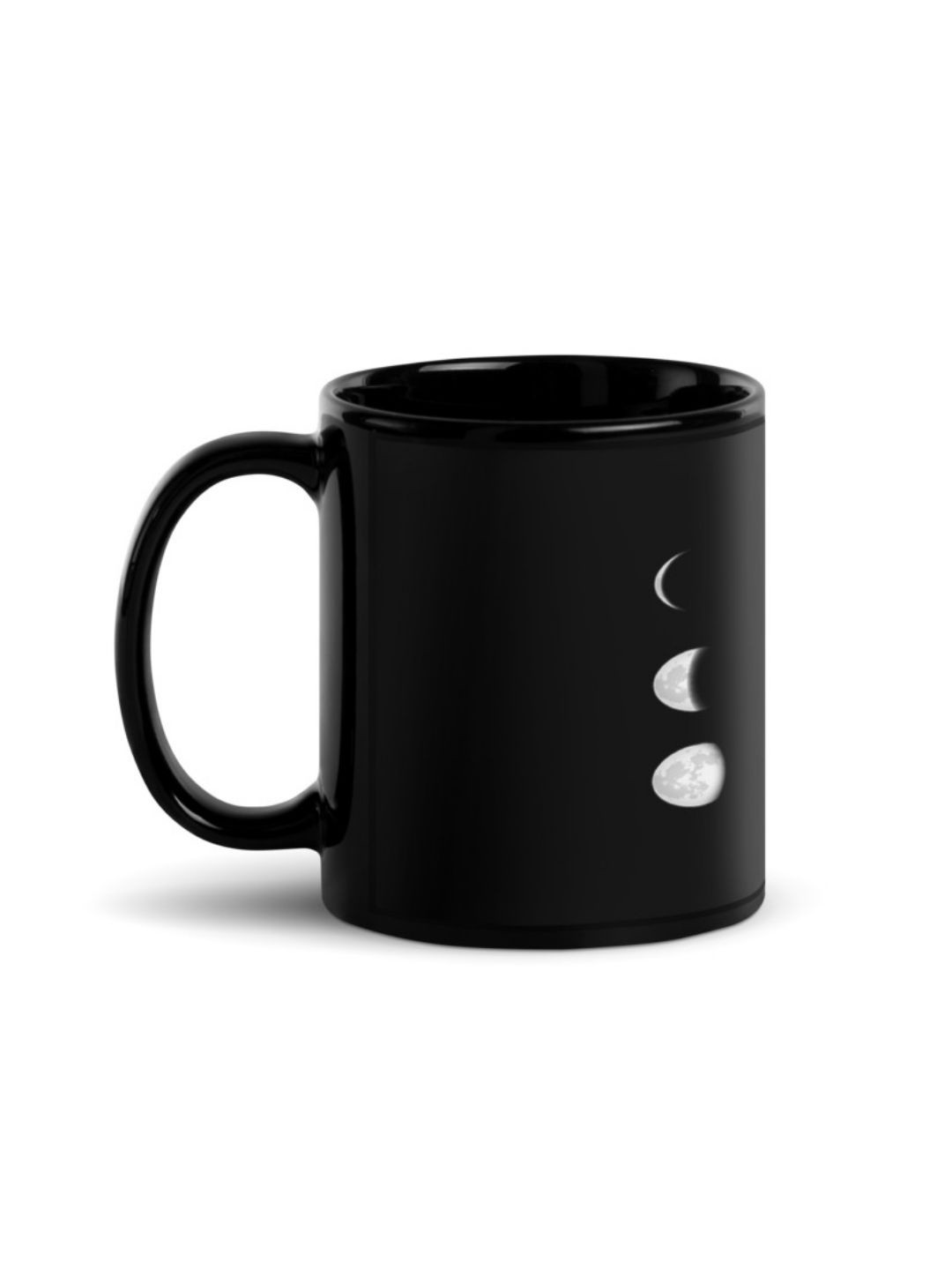 RISH Thank You Black Floral Ceramic Microwave Safe Mug-325ml