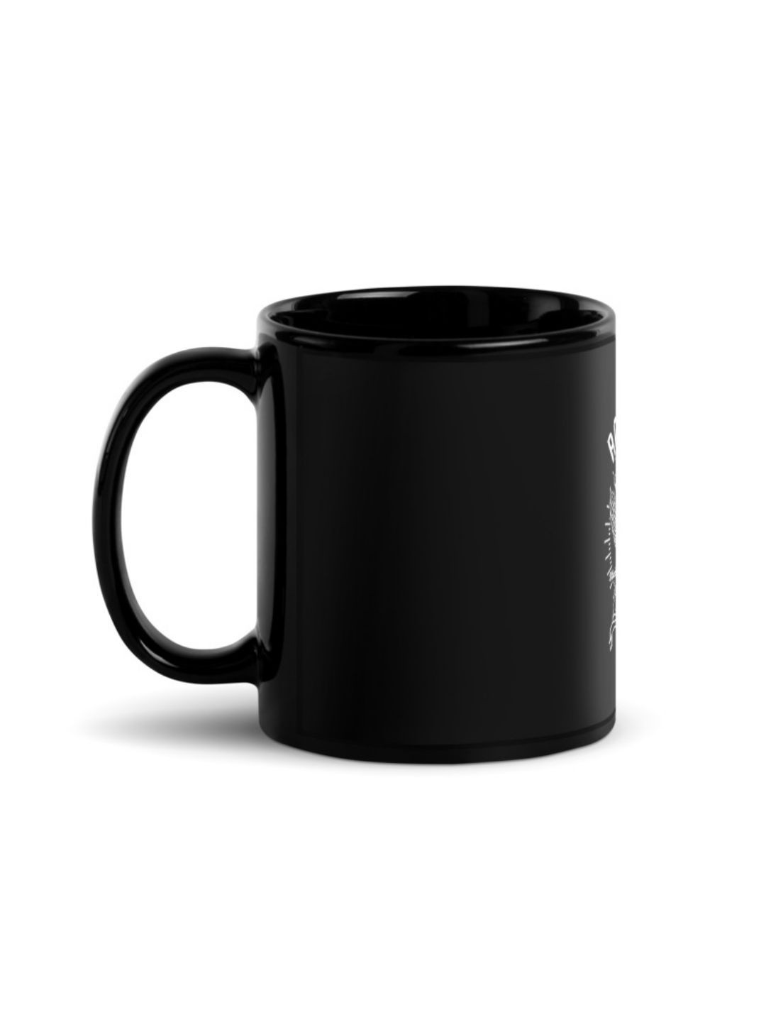 RISH Mohal Name Personalised Black Typography Ceramic Microwave Safe Mug-325ml