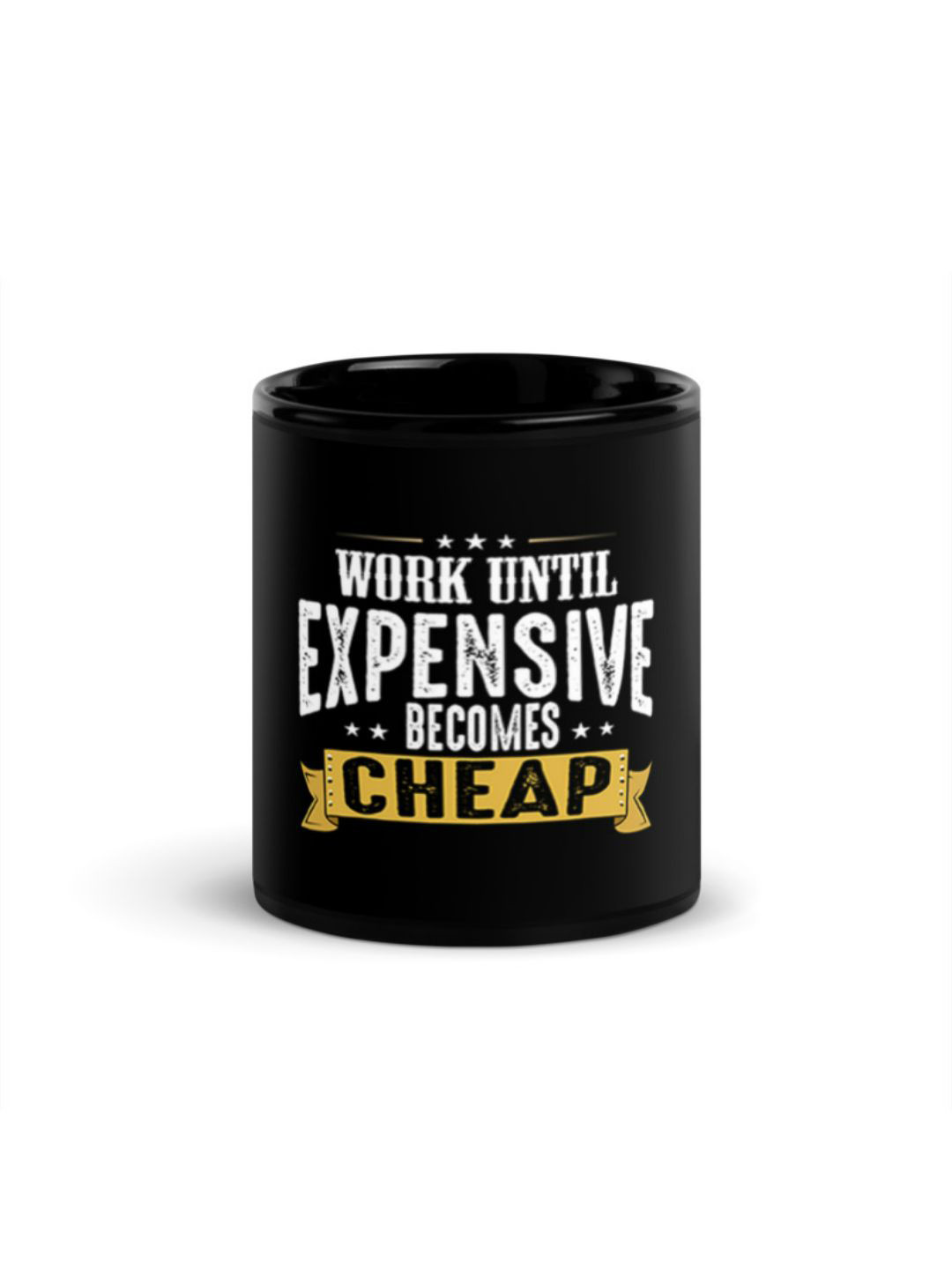 RISH Riyaan Name Personalised Black Typography Ceramic Microwave Safe Mug-325ml