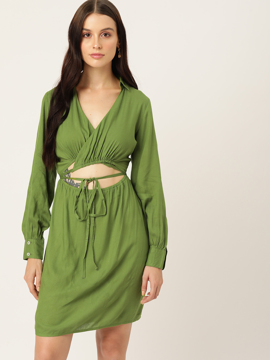 Harvard Solid Cut-Outs Sheath Dress