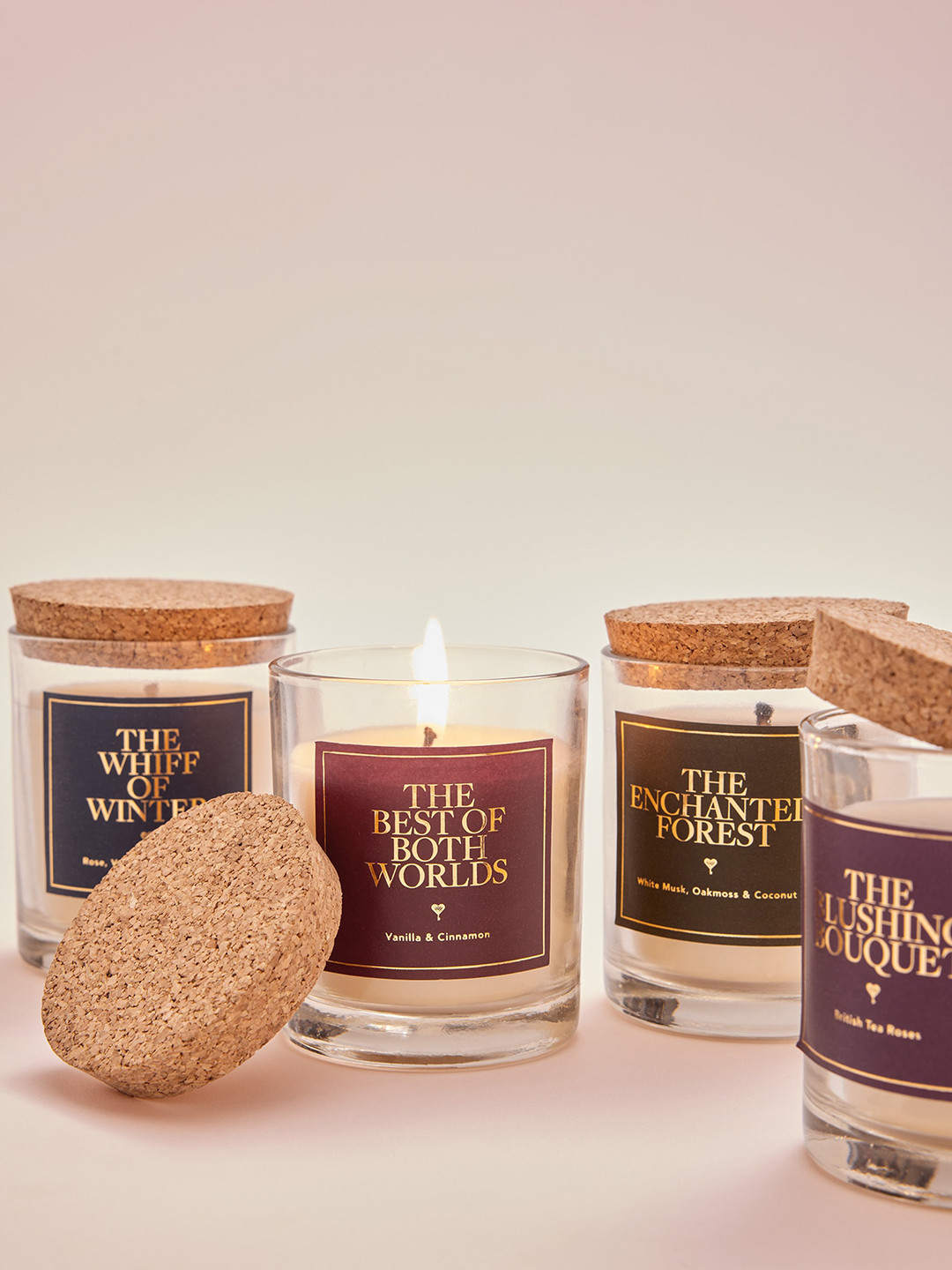 The Label Life The Enchanted Forest White Candle