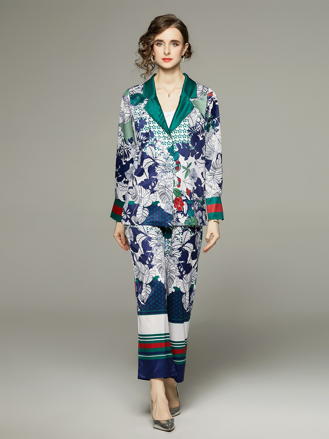 JC Collection Floral Printed C-Ord Set