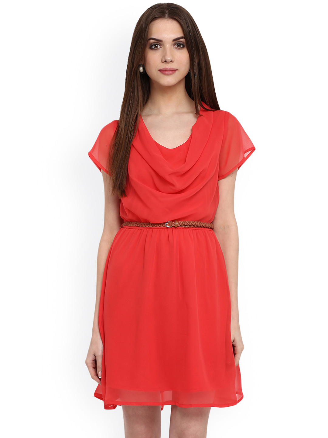 fit and flare dress myntra