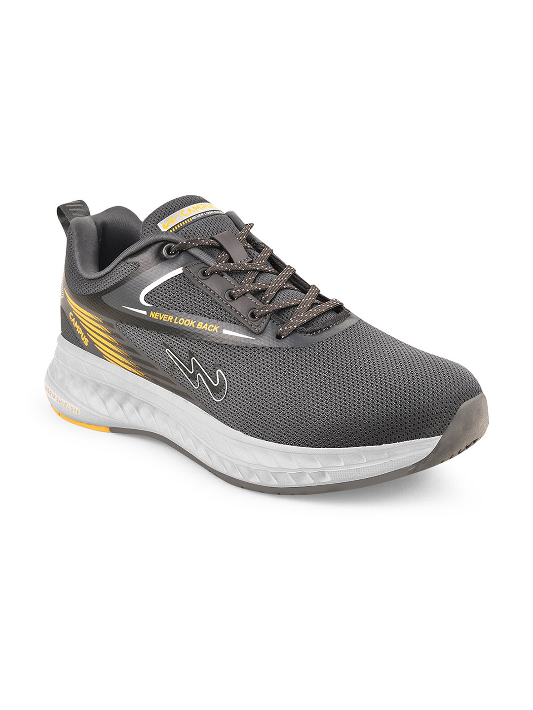 Campus Men CAMP-DELIGHT Grey Mesh Running Non-Marking Shoes