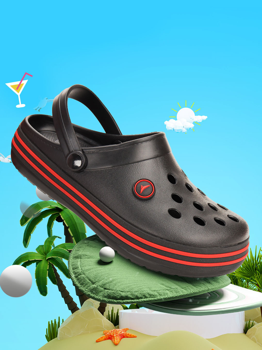 JQR CLOGS-001 Men Solid Clogs