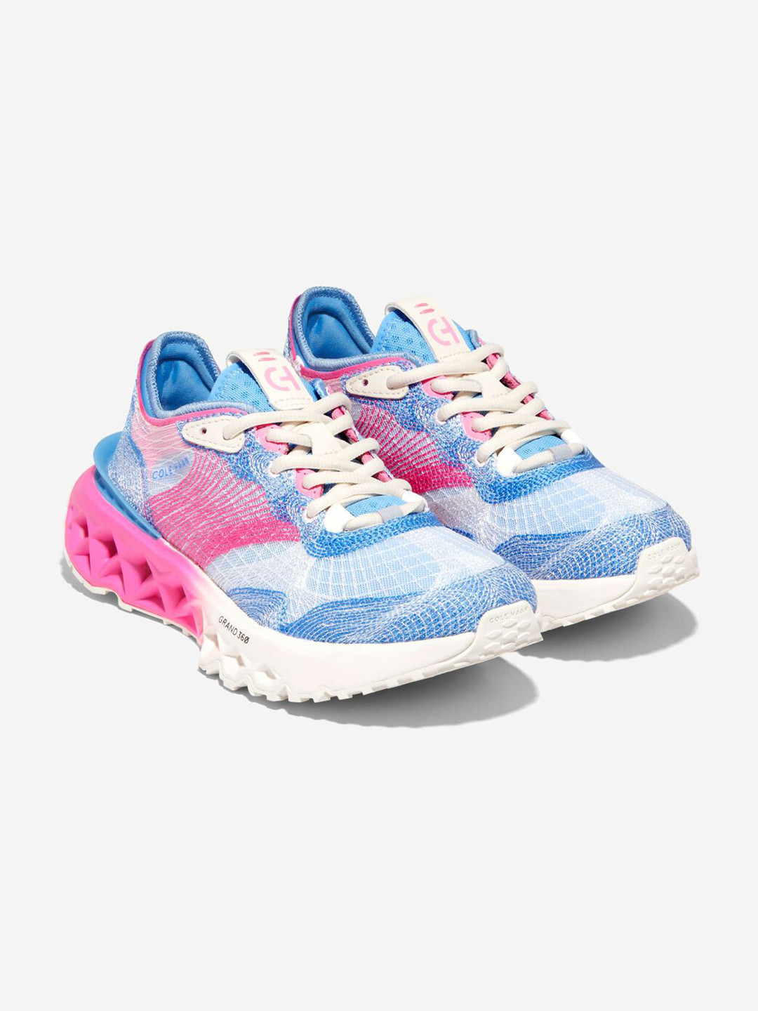 Cole Haan Blue Women 5.ZEROGRAND EMBROSTITCH RUNNER