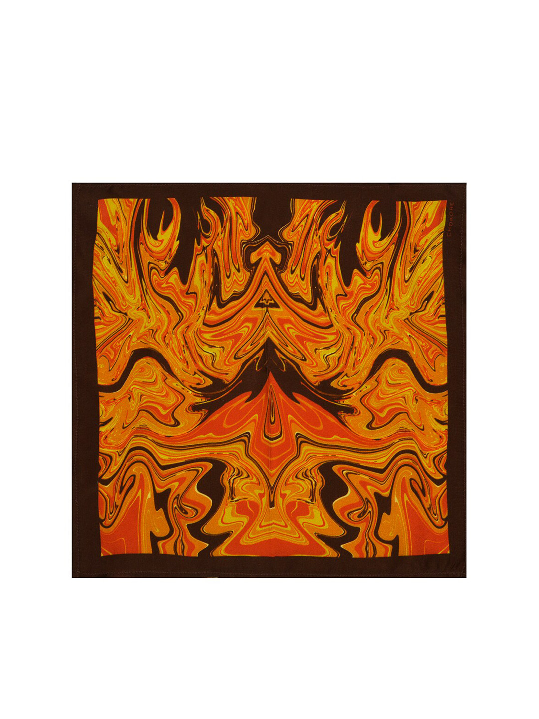 CHOKORE The Marble Design Range Men Printed Silk Pocket Squares