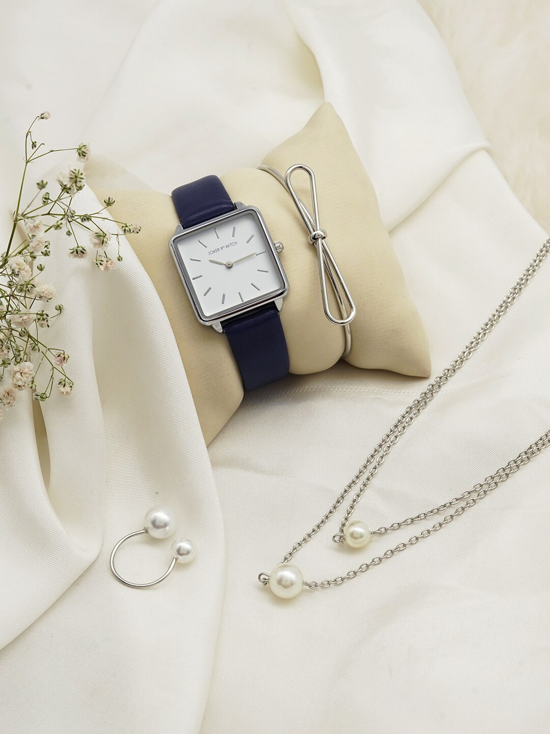 JOKER & WITCH Women Cray Love Stack Watch Gift Set JWLS319