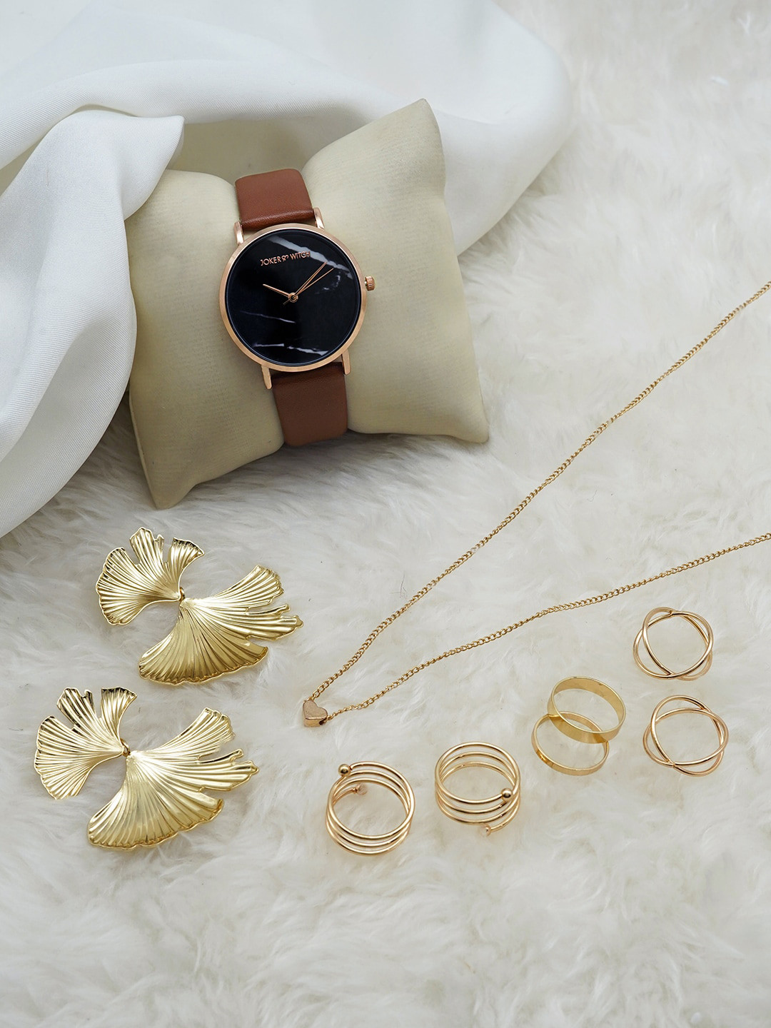 JOKER & WITCH Women Watch Gift Set JWLS328