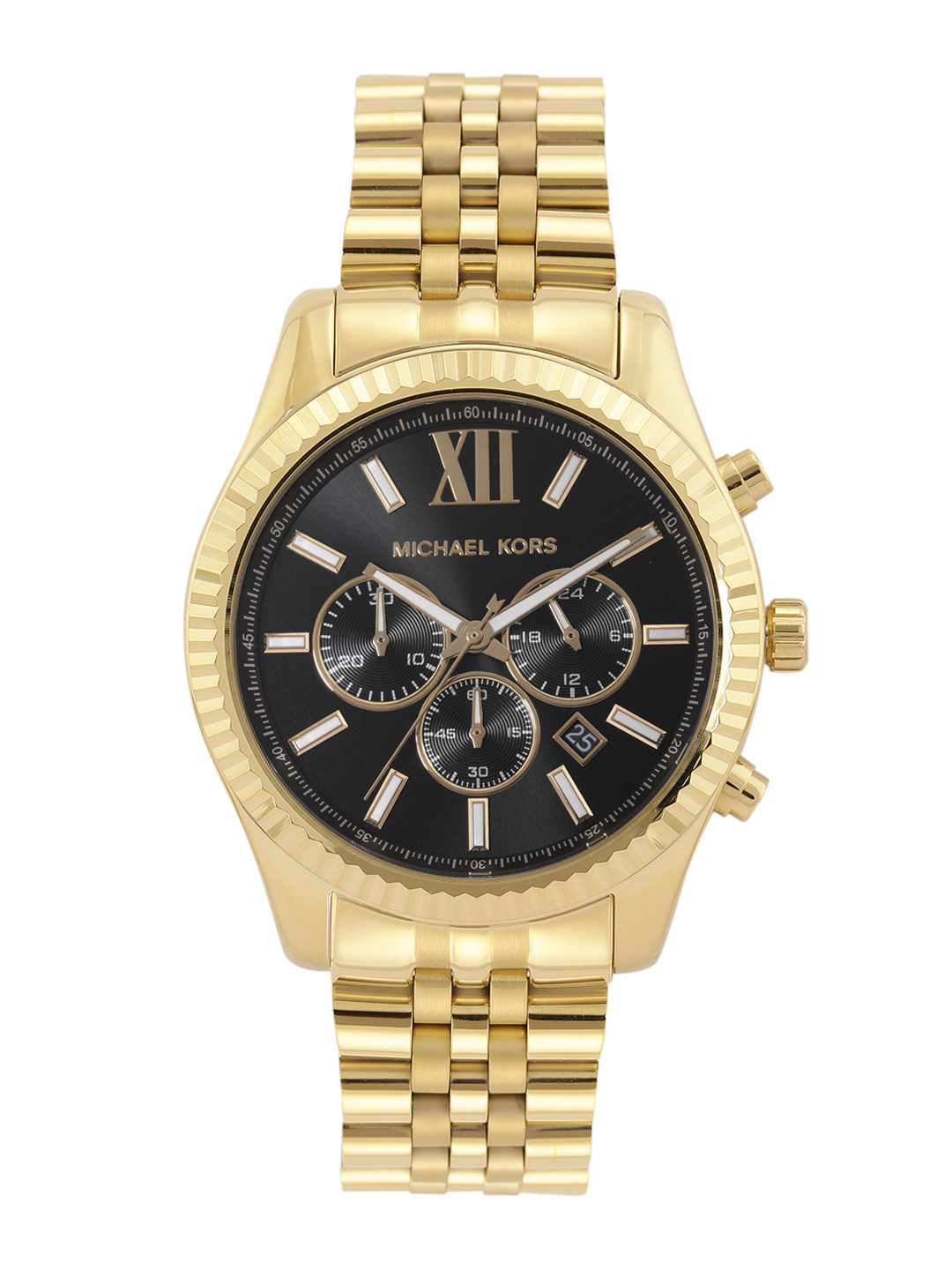 Michael Kors Men Lexington Bracelet Style Analogue Chronograph Watch MK8286