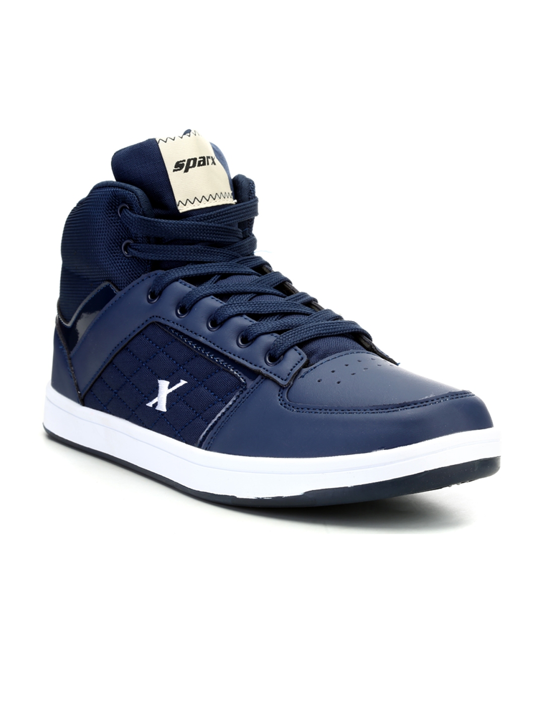 Buy Sparx Men Navy Blue Solid Synthetic 