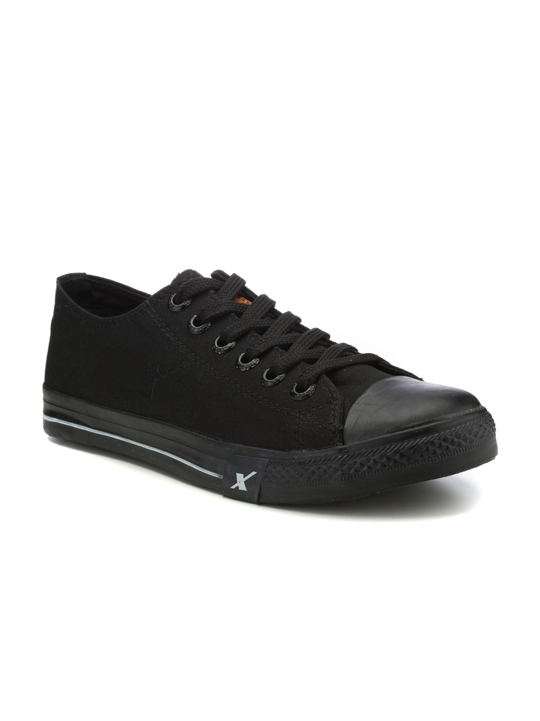 Sparx black sneakers on sale shoes