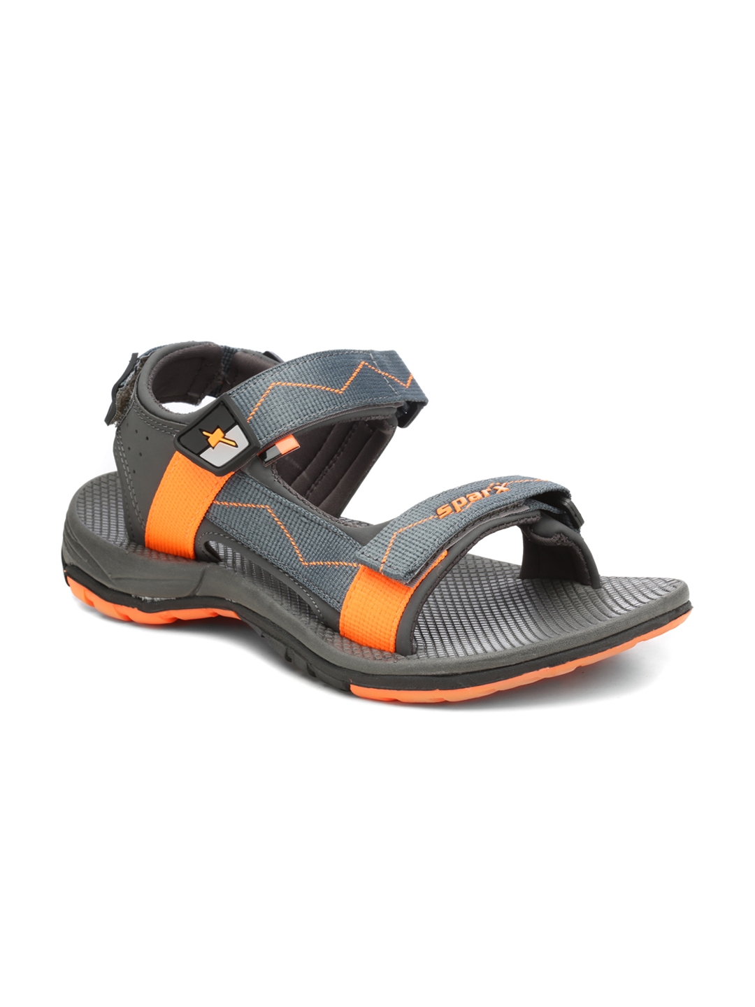sparx sandals grey and orange