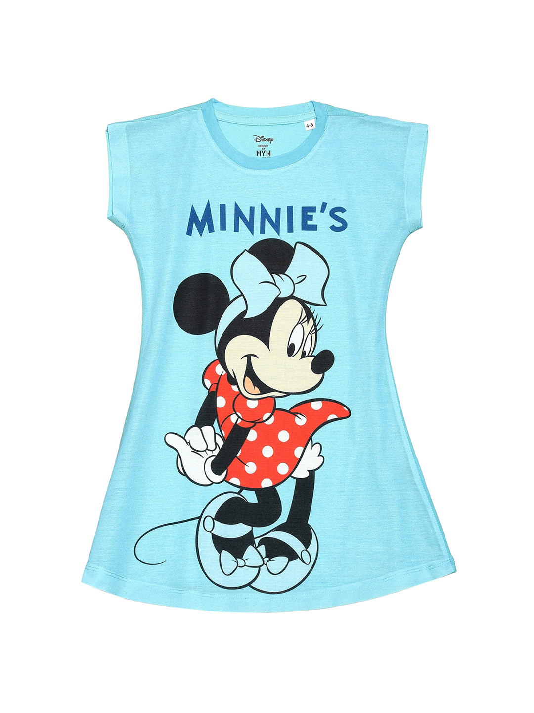Wear Your Mind Blue Print T-shirt Dress