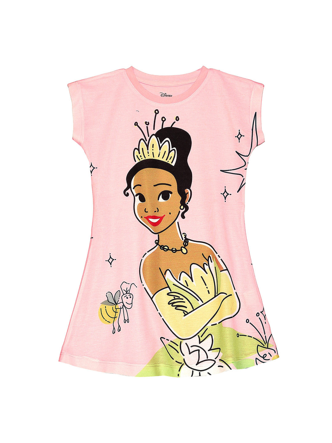 Wear Your Mind Pink Print A-Line Dress